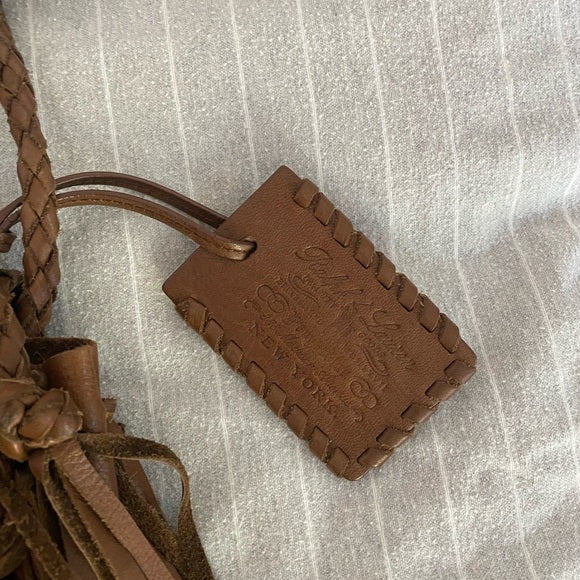 Brown Leather Crossbody Bag