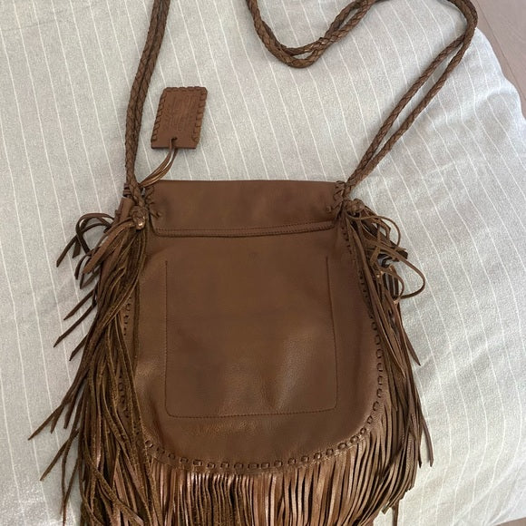Brown Leather Crossbody Bag