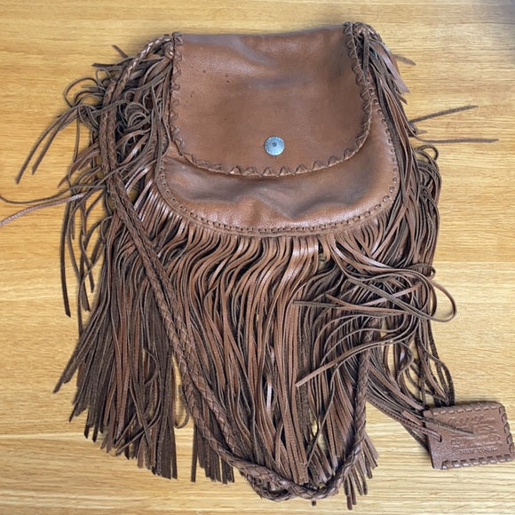 Brown Leather Crossbody Bag