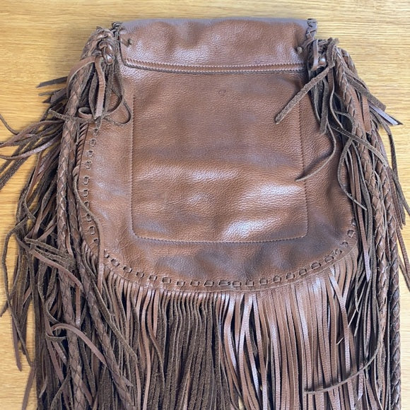Brown Leather Crossbody Bag