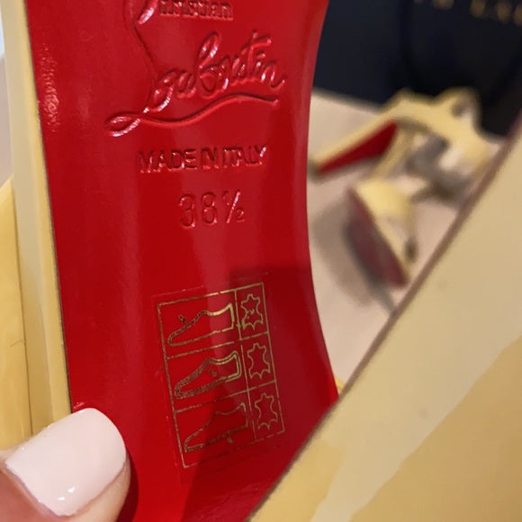 Nude Patent Heels - 8