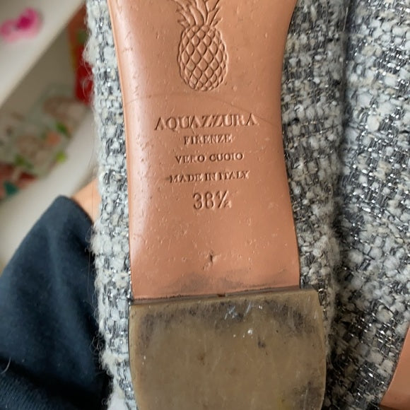 Grey Tweed Flats - 8