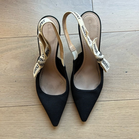 Black Slingbacks - 7.5