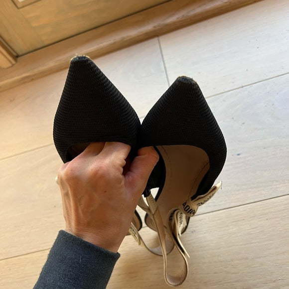 Black Slingbacks - 7.5