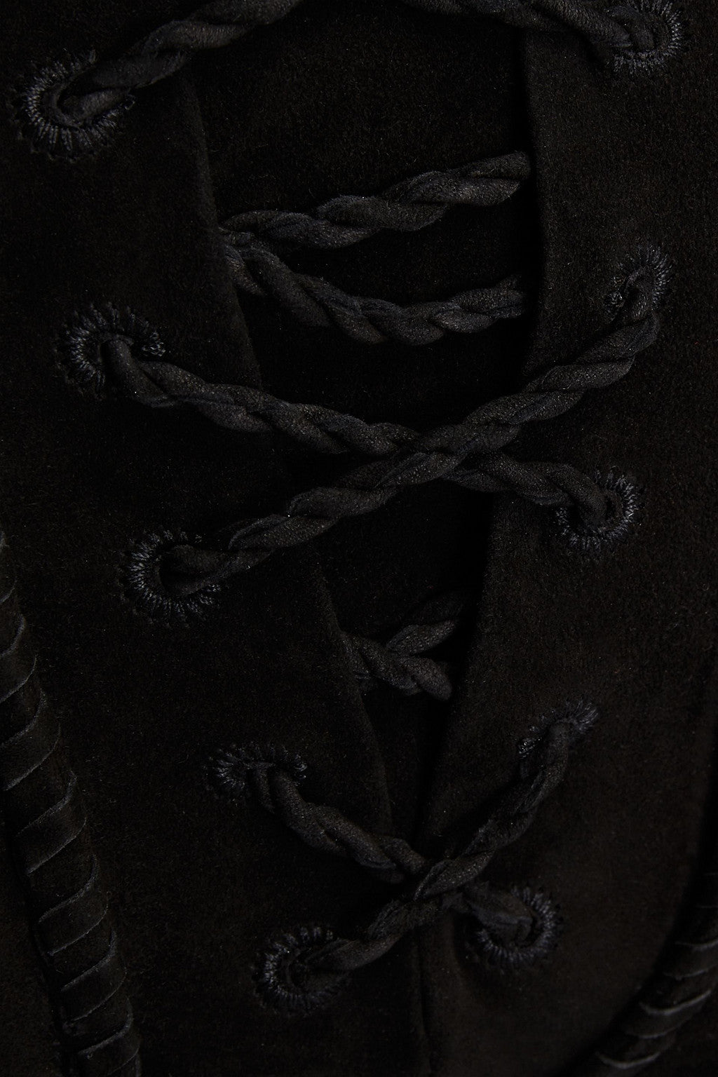 Black Suede Skinny Pants - US 4