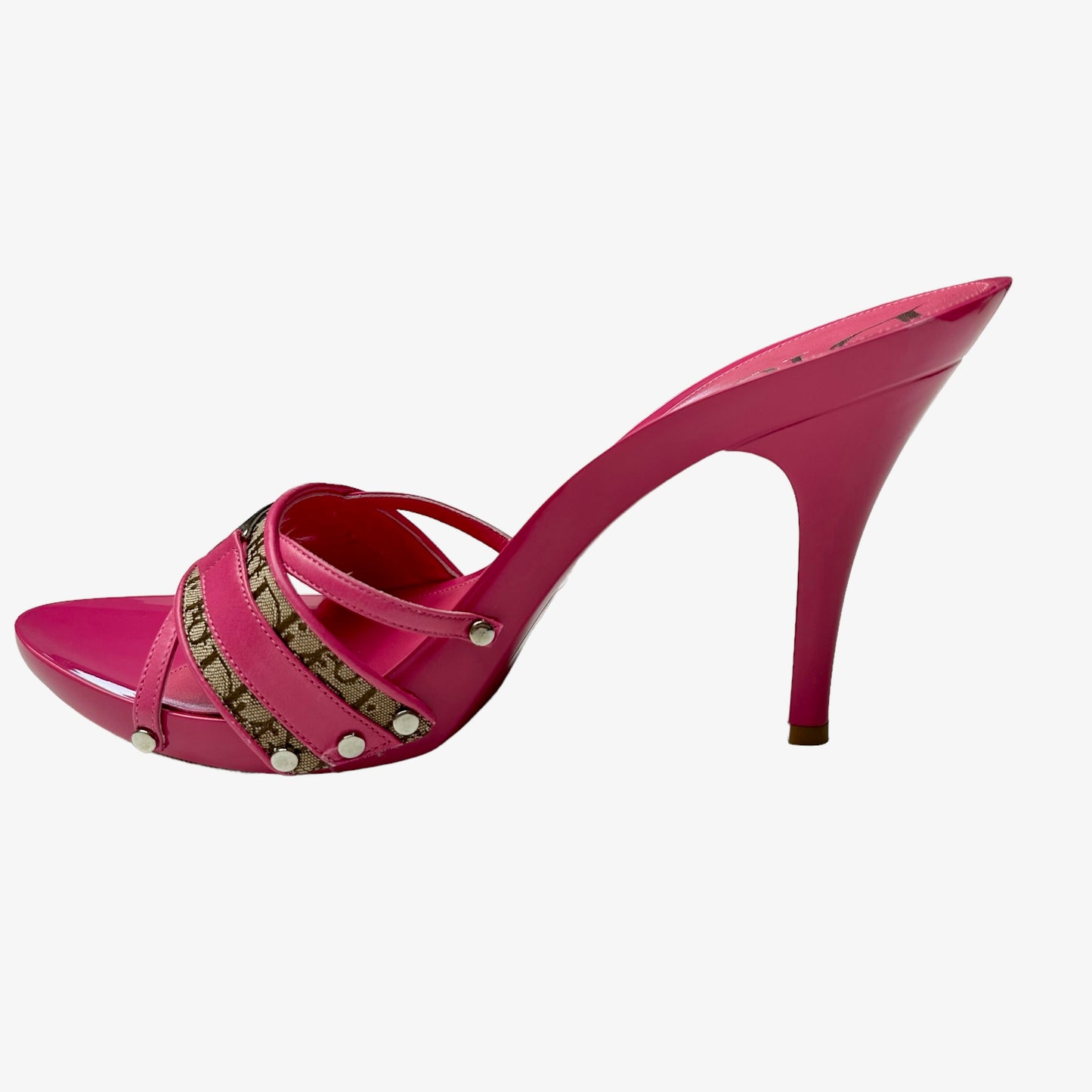 Pink Logo Heels - 10