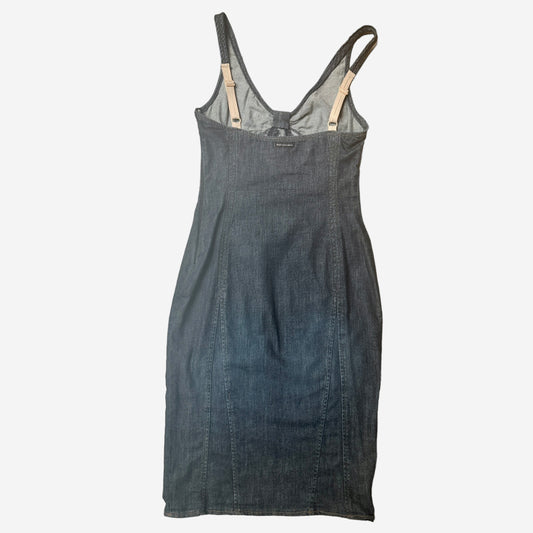 Vintage Denim Dress - M