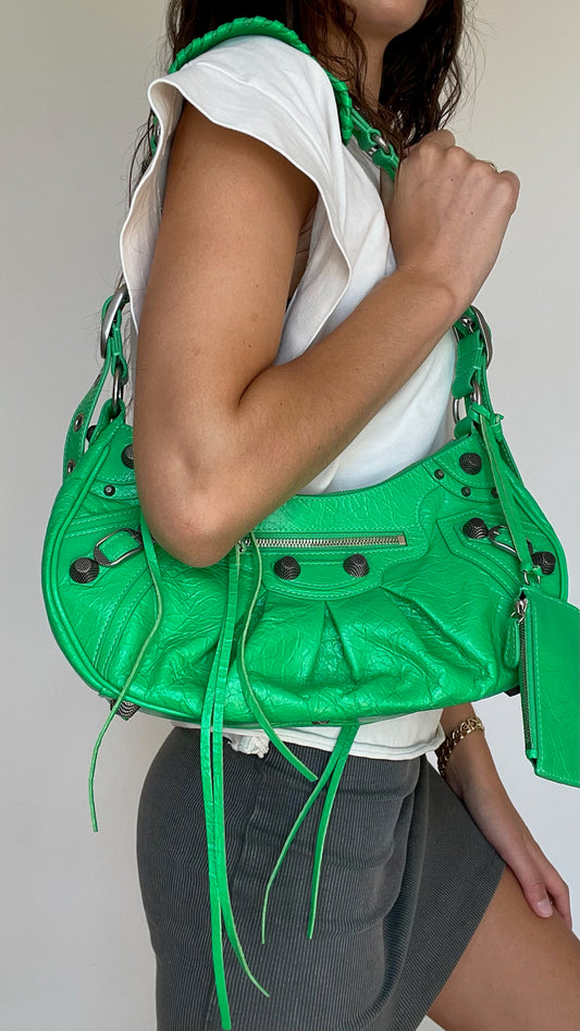 Green Cagole Bag NWT