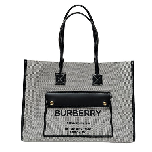 Freya Large Canvas Logo Tote