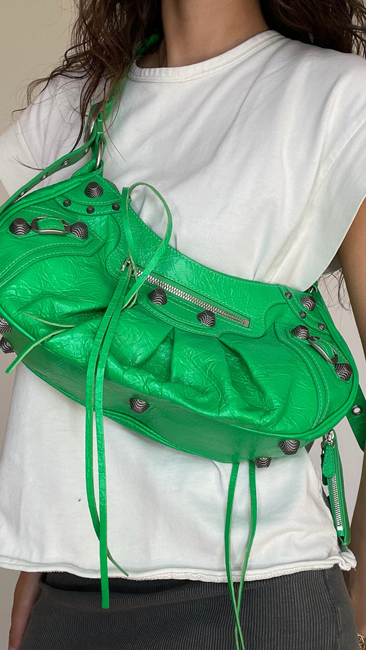 Green Cagole Bag NWT