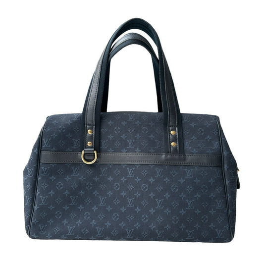 Navy Blue Monogram Bag