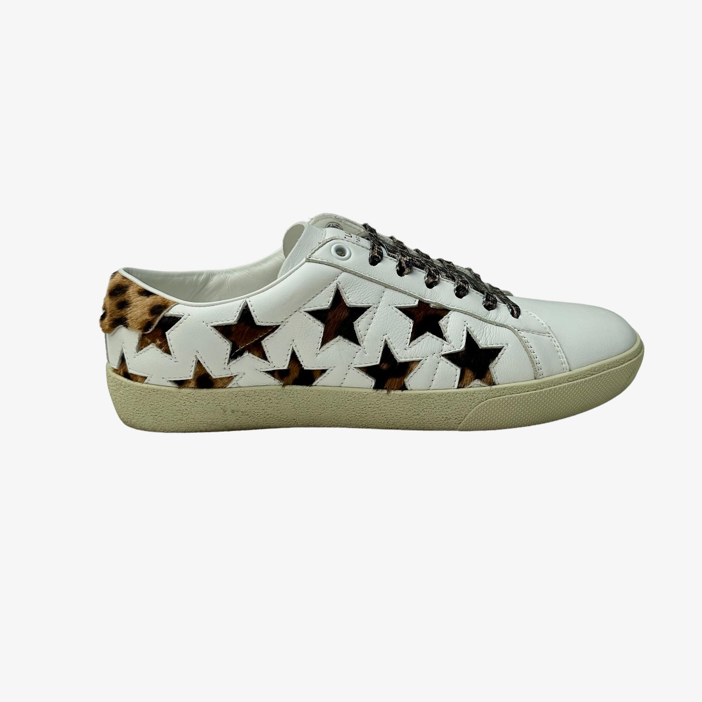 Leaopard Print & Stars Sneakers - 9