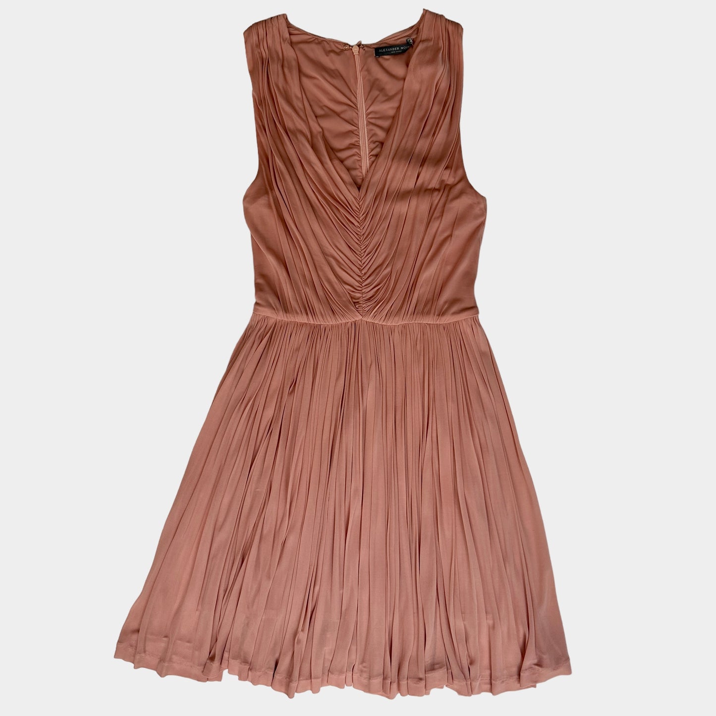 Blush Drapé Dress - S