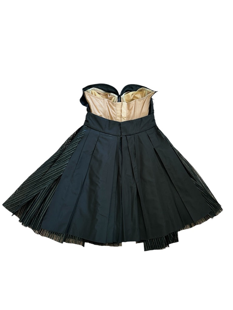 Black Bustier Dress - S