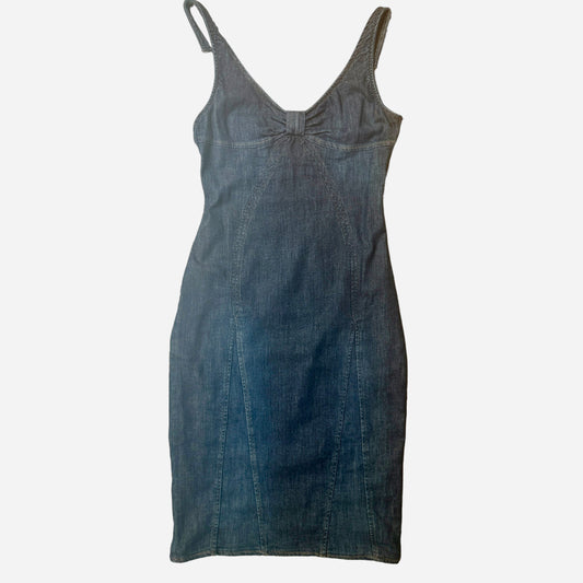 Vintage Denim Dress - M