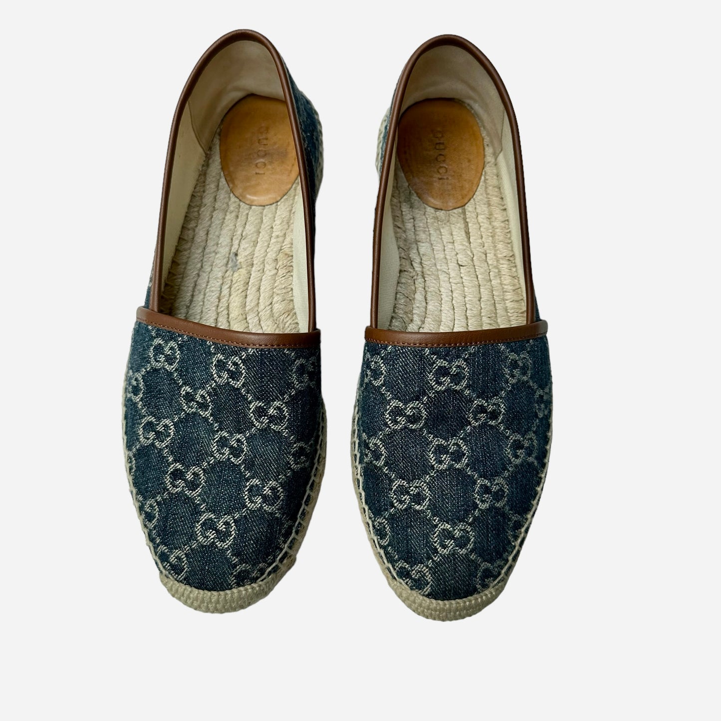 Blue Denim Logo Espadrilles - 10