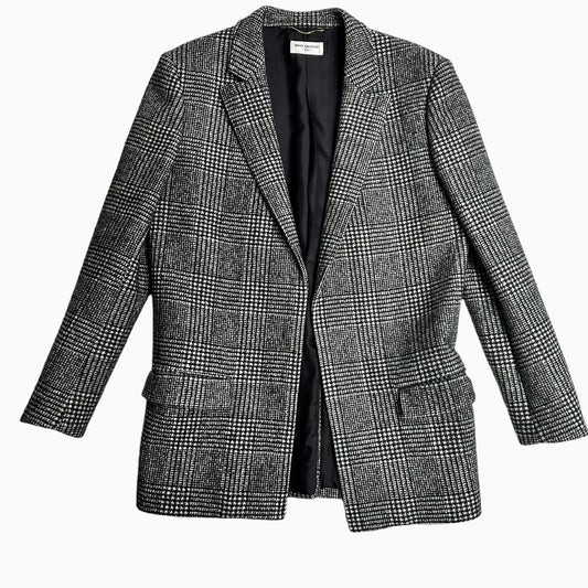 2018 Houndstooth Oversized Blazer - M