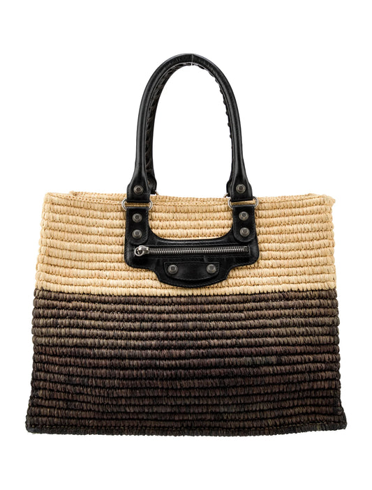 Square Raffia City Basket