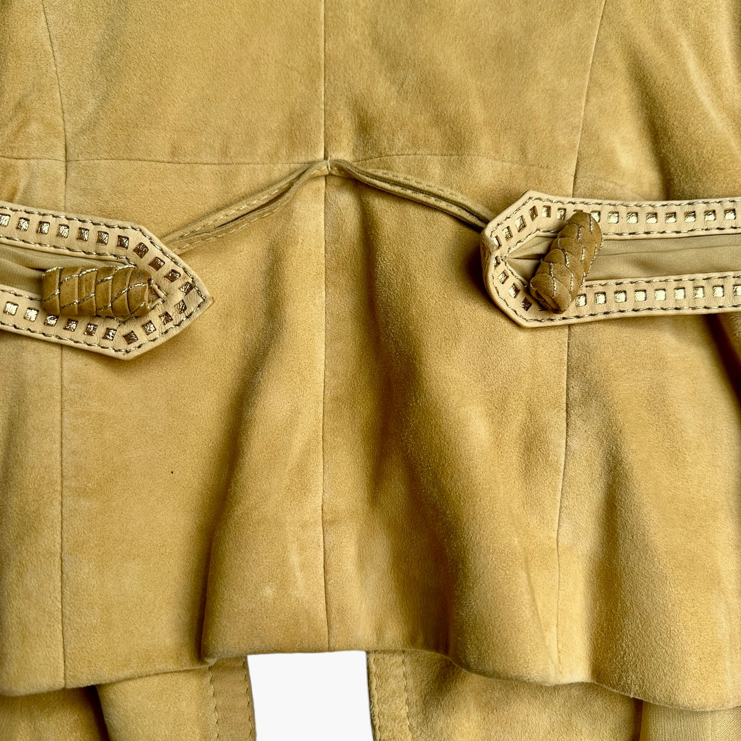 Vintage Suede Leather Jacket - L