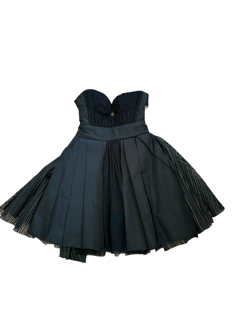 Black Bustier Dress - S