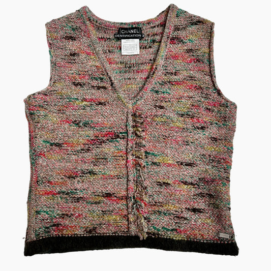 Vintage 1999 Identification Tweed Top - M