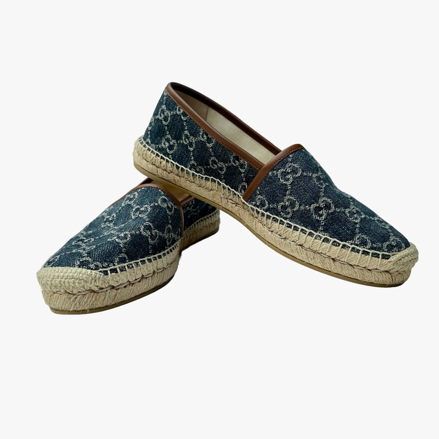 Blue Denim Logo Espadrilles - 10