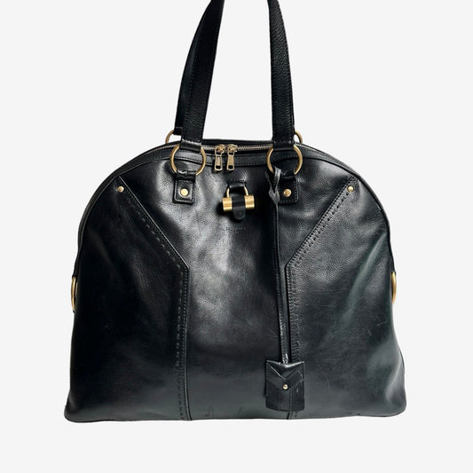 Oversized Leather Muse Tote