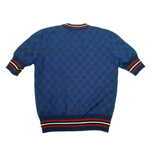 Blue & Red Logo Top - S