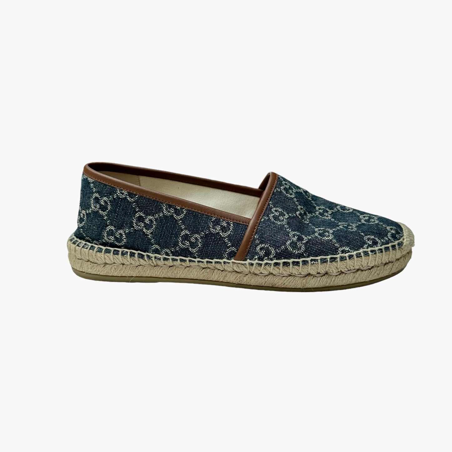 Blue Denim Logo Espadrilles - 10