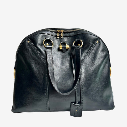 Oversized Leather Muse Tote