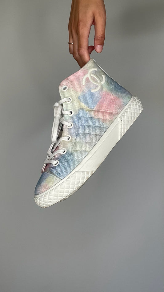 Tie-Dye Logo Sneakers - 8