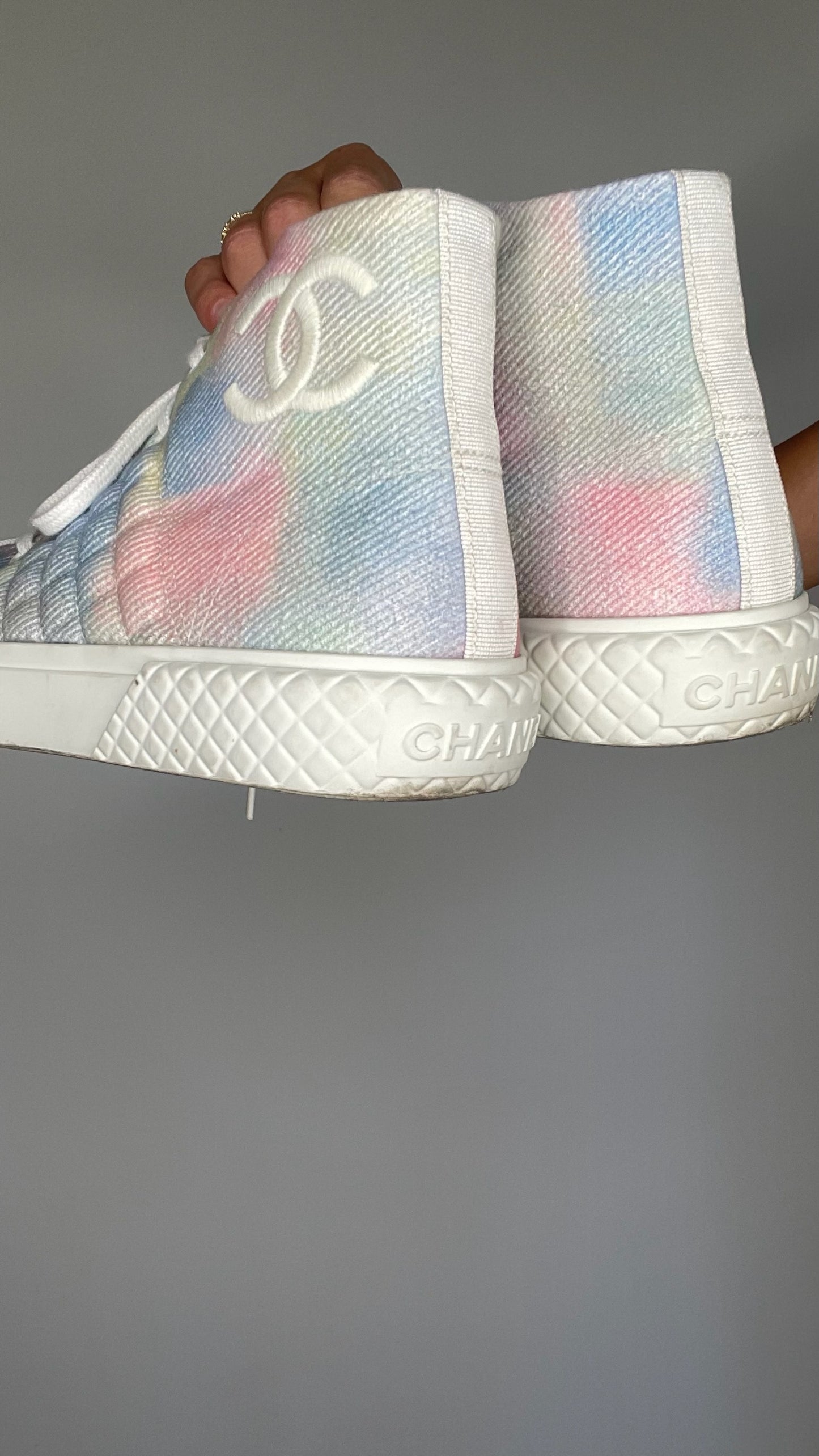 Tie-Dye Logo Sneakers - 8