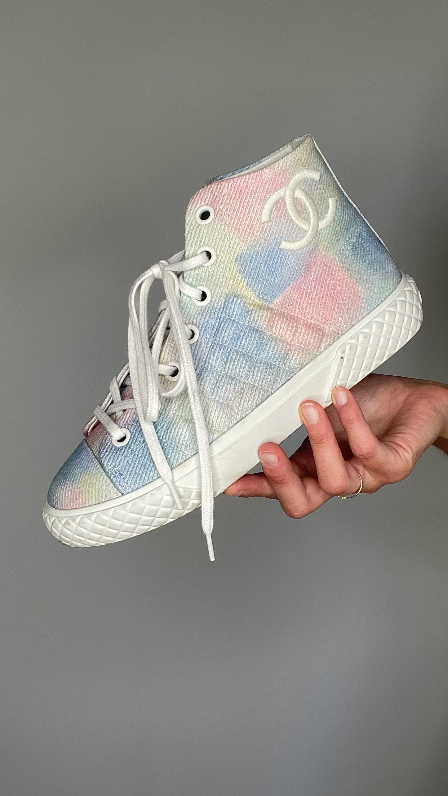 Tie-Dye Logo Sneakers - 8