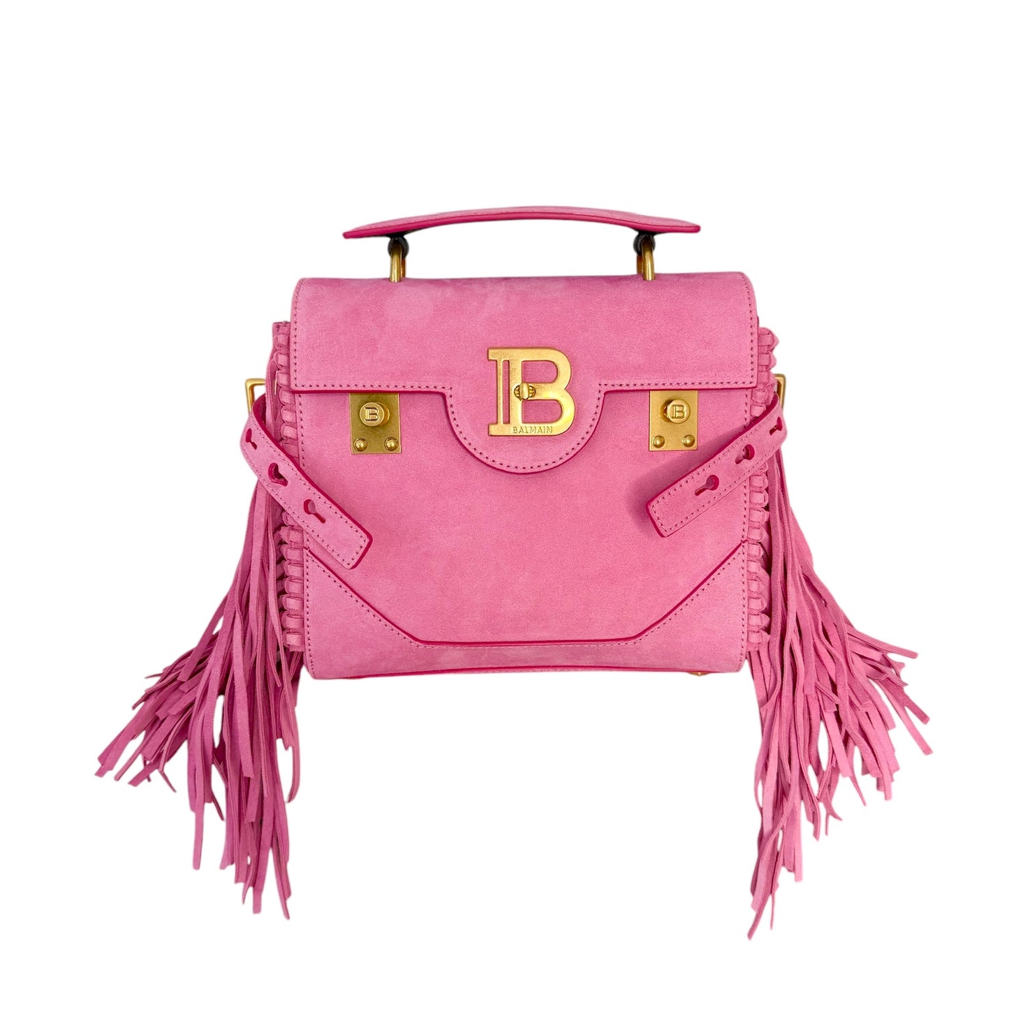 Pink Suede Bag