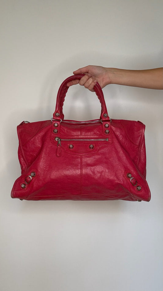 Large Red City Bag