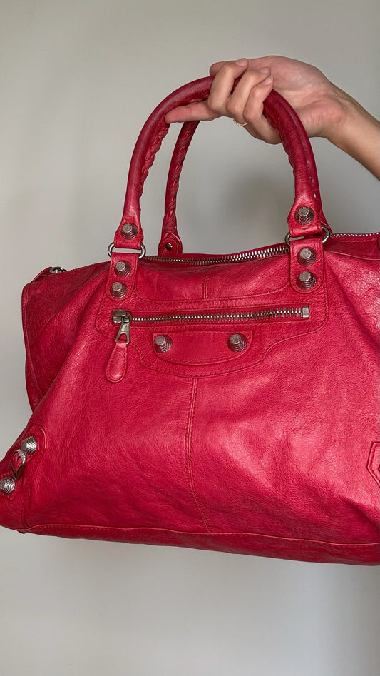 Large Red City Bag