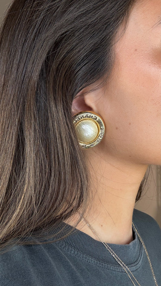 Faux-Pearl Earrings