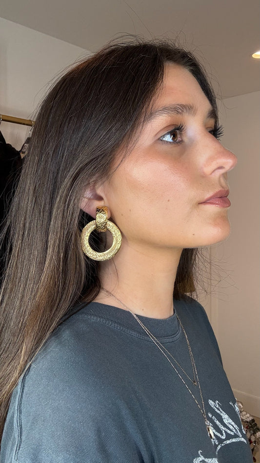Logo Hoops Earrings