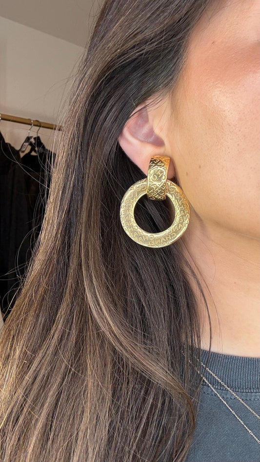Logo Hoops Earrings