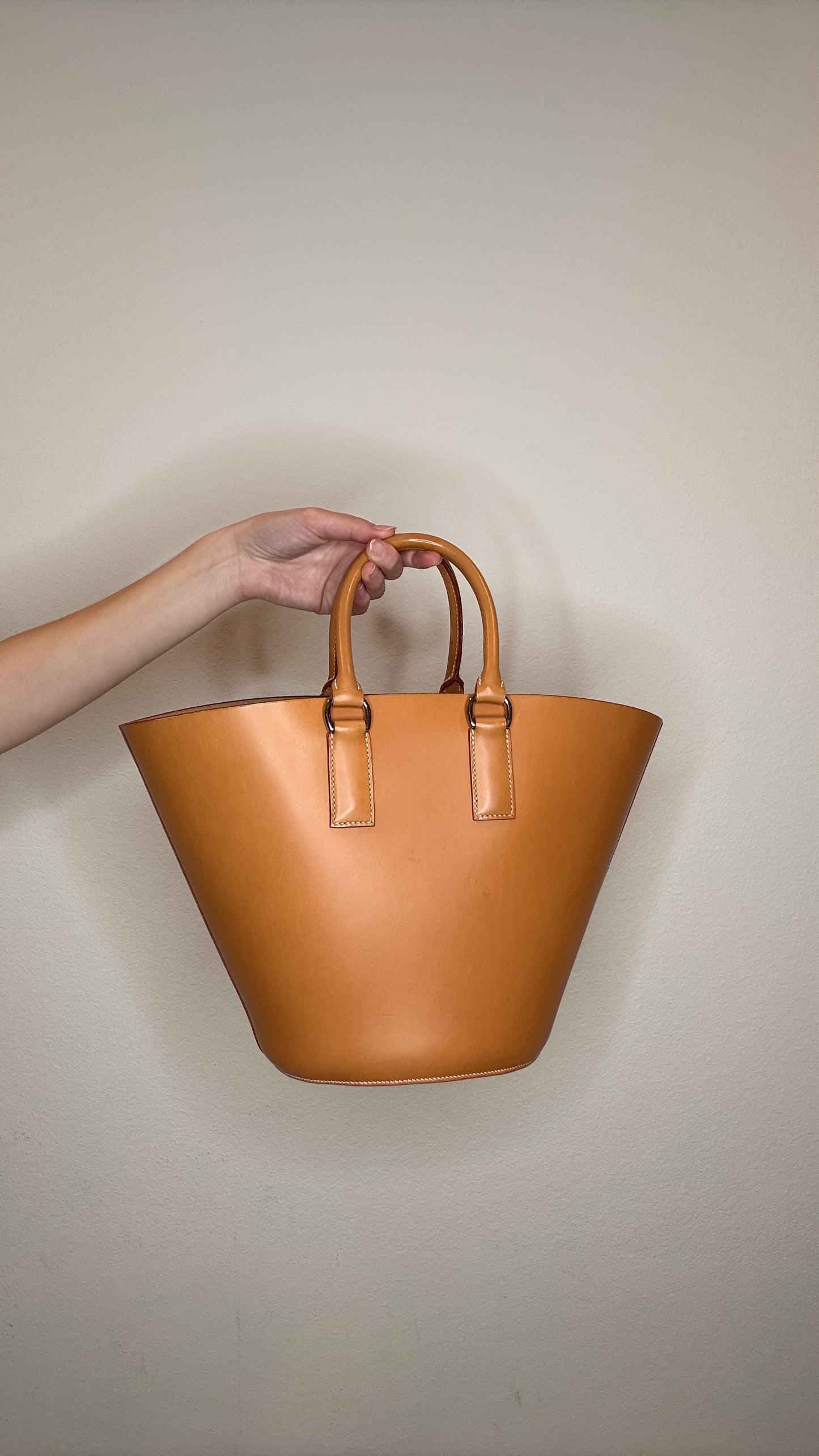 Hermes Leather Tote Bag