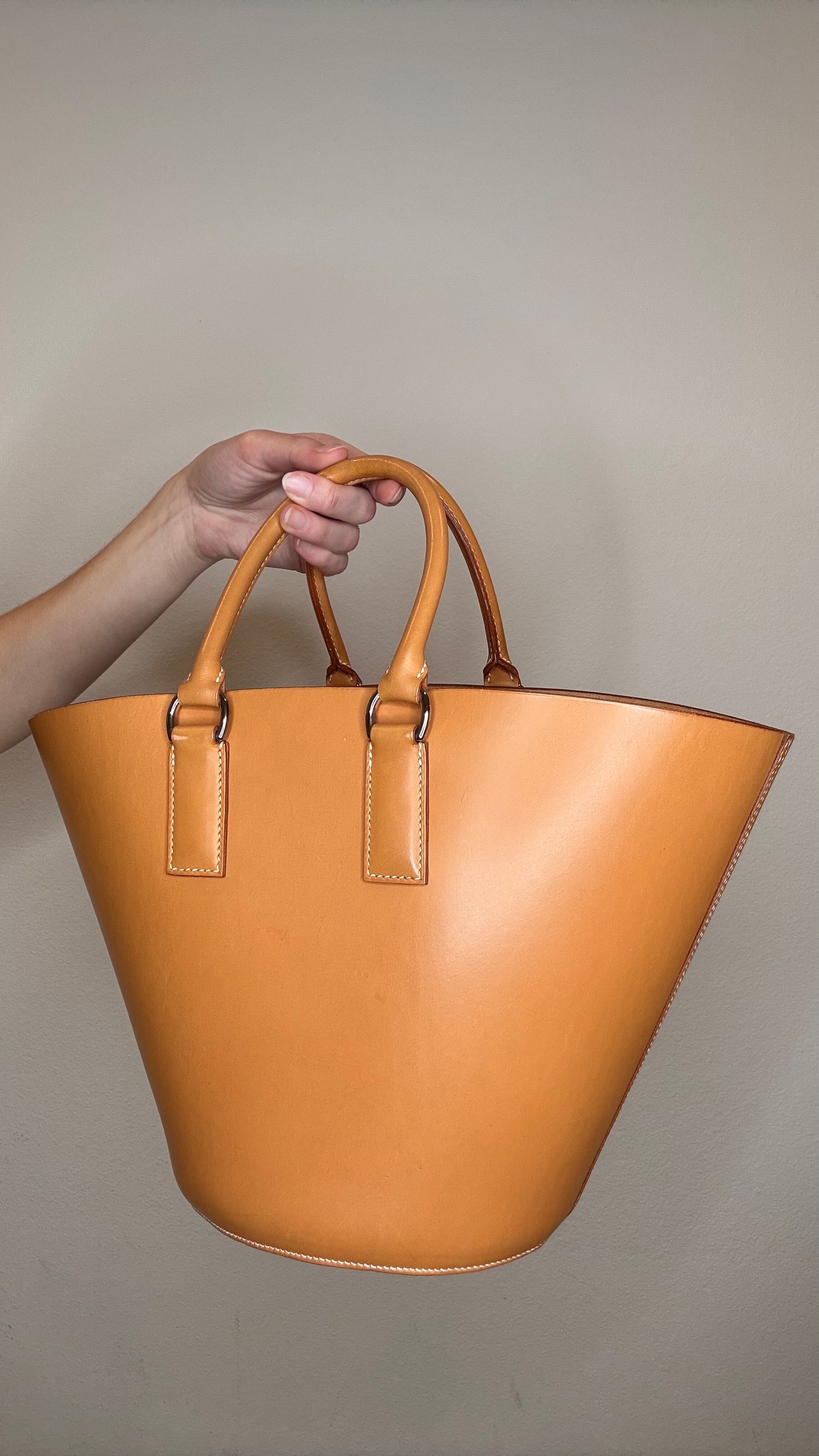 Hermes Leather Tote Bag