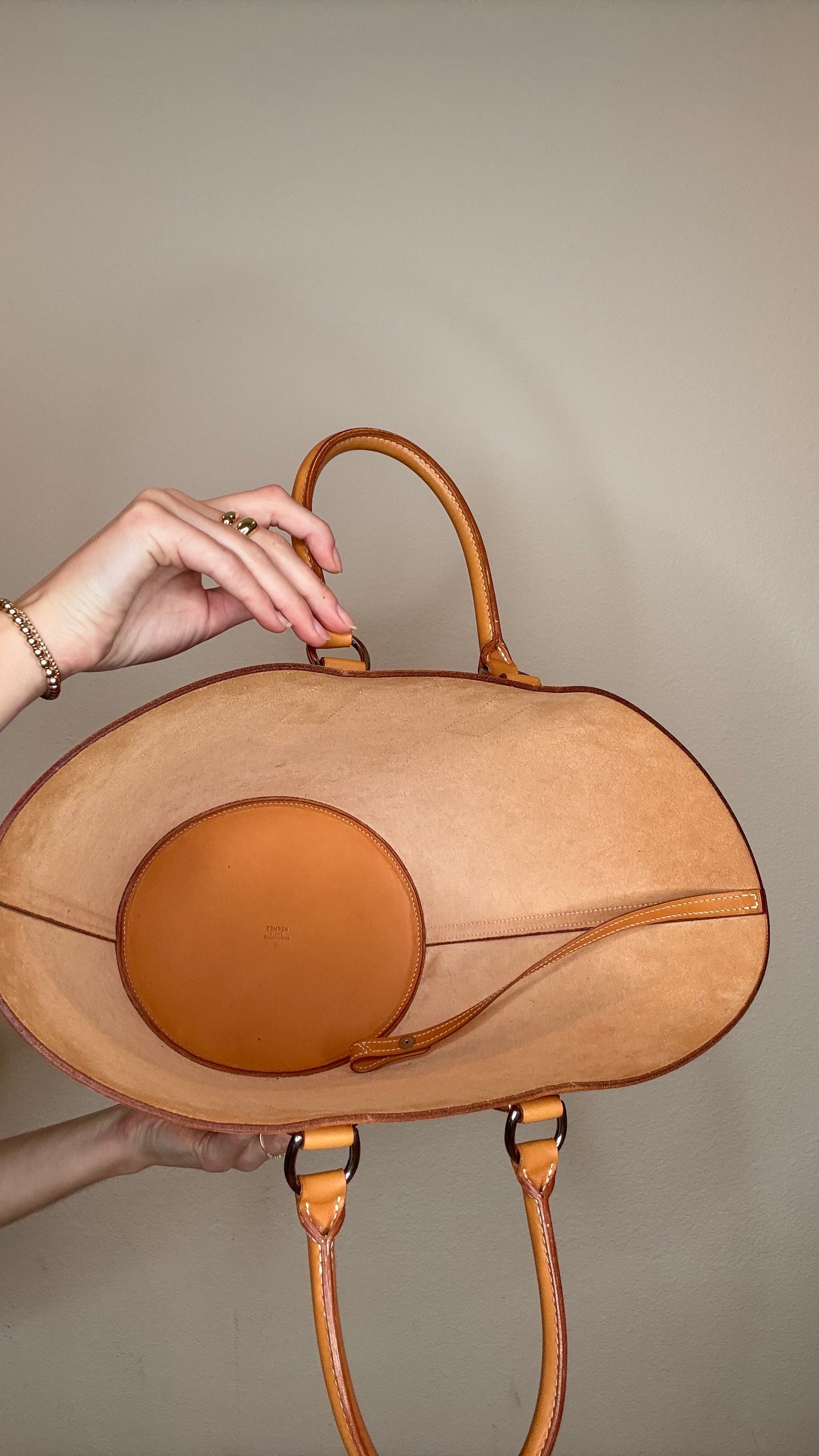 Hermes Leather Tote Bag