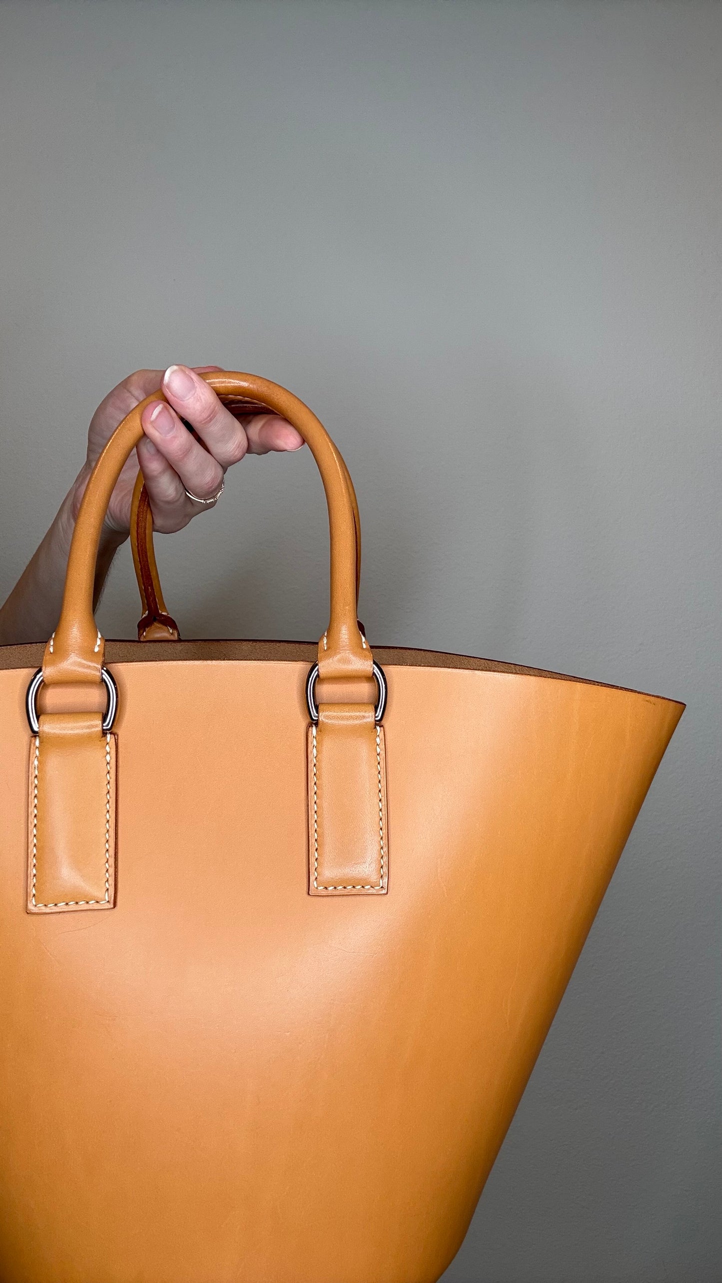 Hermes Leather Tote Bag