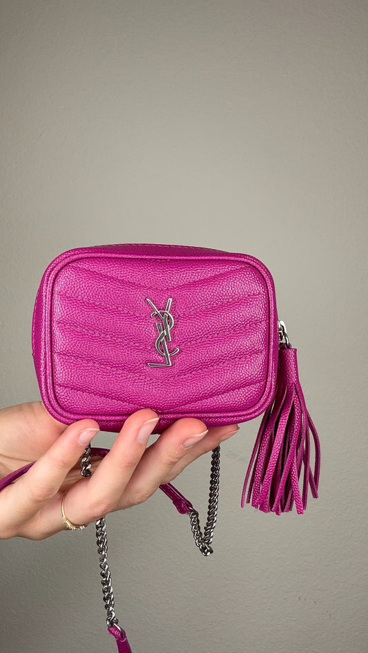 YSL Pink Mini Crossbody