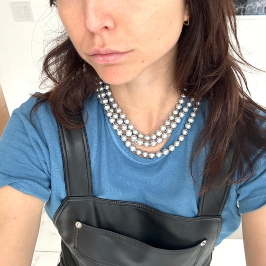 Tahitian Grey Pearls Necklace