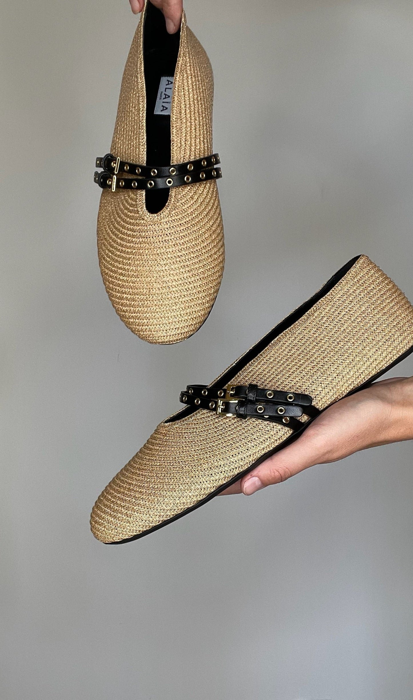 Raffia Ballerina Flats - 11