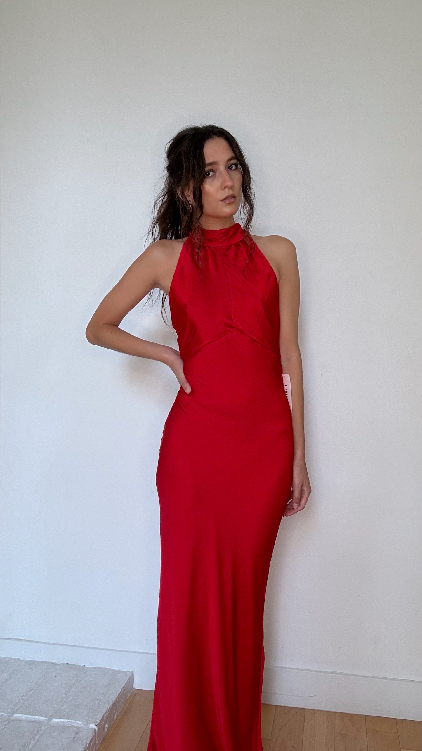 Red Long Dress NWT - S