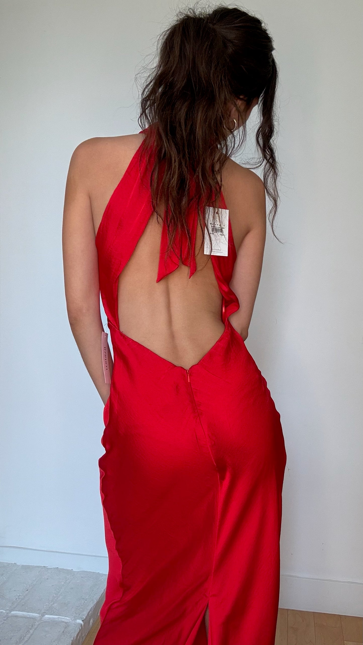 Red Long Dress NWT - S