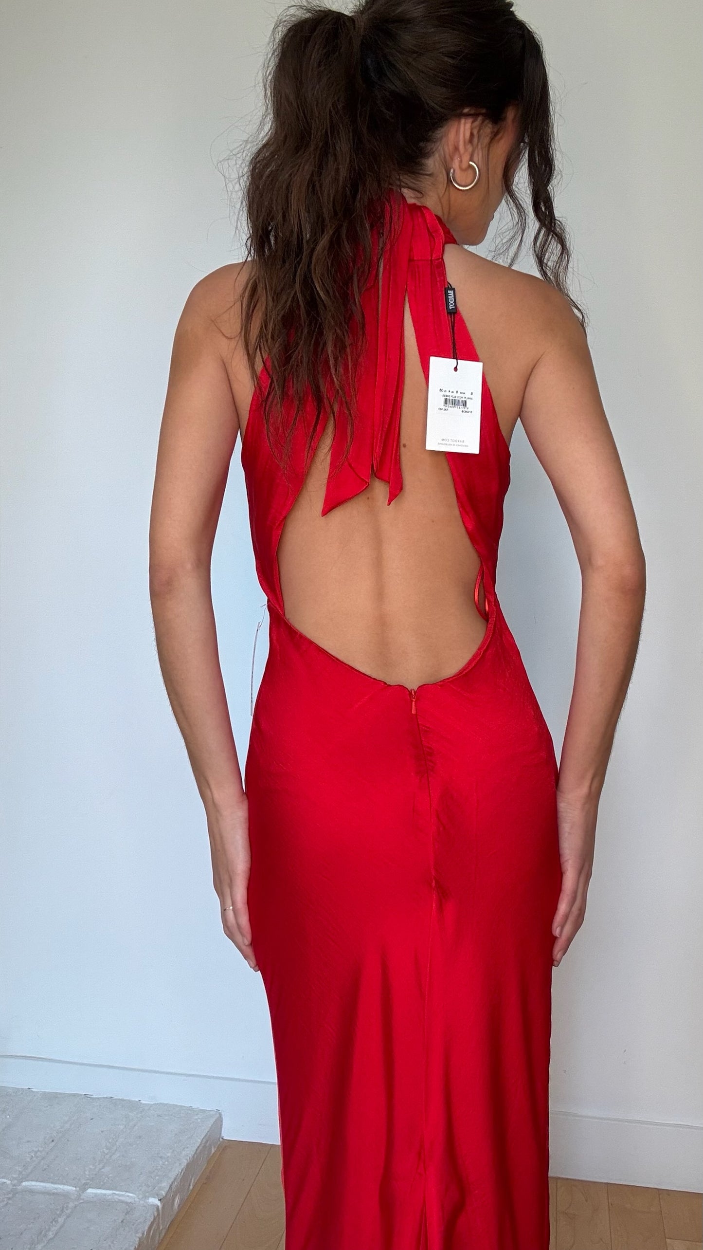 Red Long Dress NWT - S