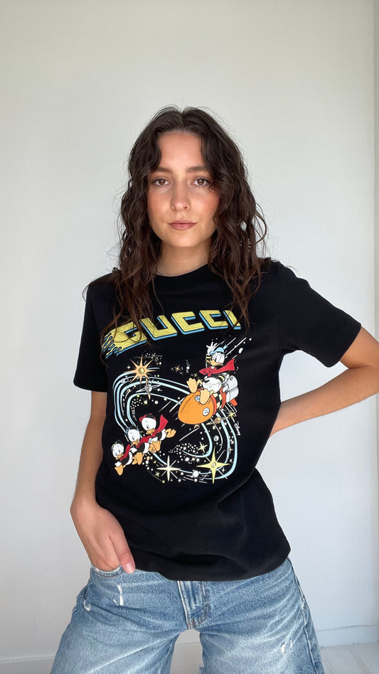 Black Logo Disney Collab T-Shirt - S